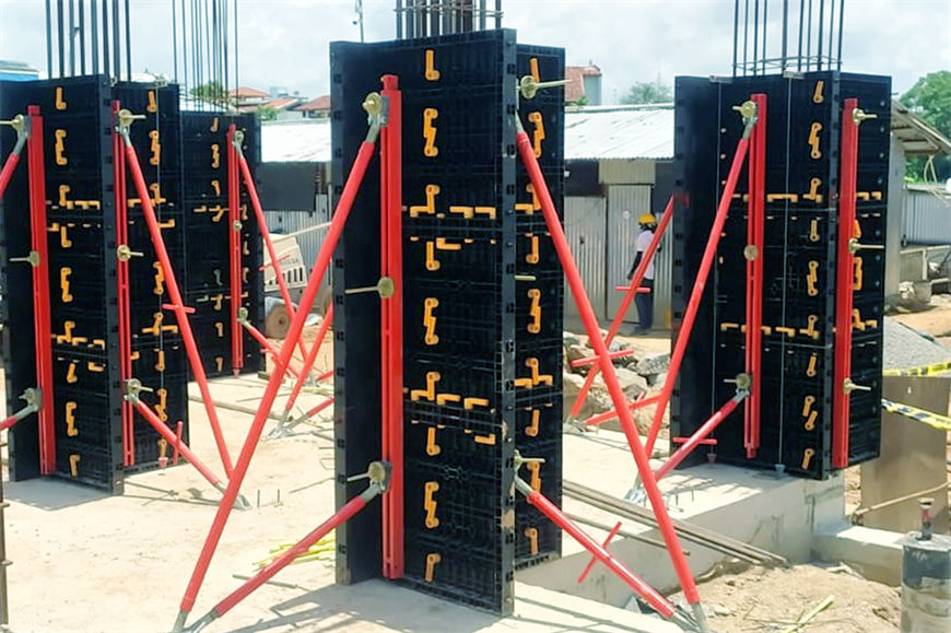 LIRON Adjustable Plastic Column Formwork 